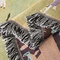 ROYA Bestseller Moderner Stil Hundepark-Sofabezug Vier Jahreszeiten Universal Rutschfest Jacquard-Gewebtes Handtuch Dreisitzer-Sofa