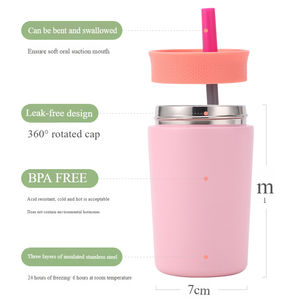 แก้วกาแฟสุญญากาศผนังสองชั้น304ทำจากสแตนเลสเกรดอาหารจากจีนสำหรับเล่นกีฬา - Product Image 2