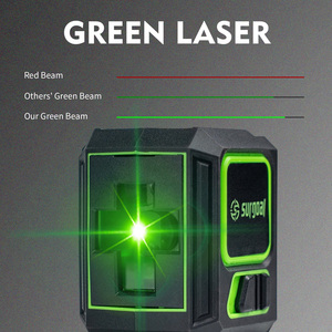 Niveau laser 2,5 mm/5 m, laser vertical et horizontal, laser vert, niveau laser à 2 lignes - Product Image 4
