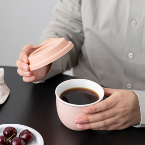 Taza de Café de Cerámica de Porcelana de Diseño Minimalista y Bonito de Fábrica, Apariencia de Alto Nivel, Creativa <span class=keywords><strong>para</strong></span> <span class=keywords><strong>Parejas</strong></span>, 250 ml, Ecológica, China - Product Image 2