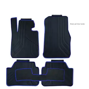 Set completo di alta qualità di protezione ambientale degli accessori interni automobilistici resistente all'usura materiale tappetino in gomma