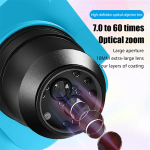 Microscopio Trinocular con Zoom MaAnt <span class=keywords><strong>Sky</strong></span> Eye R60 7X-60X, Lente Objetivo 0.7X-6.0X, Microscopio Estéreo Industrial para Reparación de PCB SMD BGA - Product Image 4