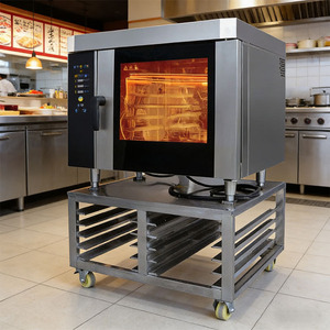 AF-6 Nuovo <span class=keywords><strong>Forno</strong></span> Combinato a Vapore Commerciale Unitech con Pulsanti, 6 Teglie, in Acciaio Inox, Controllo Manuale, Porta Laterale a Battente - Product Image 6