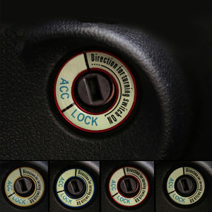 Copertura Decorativa per Foro Chiave di Accensione <span class=keywords><strong>Auto</strong></span>, Design Floreale in Alluminio, Adesivi Luminosi per <span class=keywords><strong>Citroen</strong></span> C-Elysee <span class=keywords><strong>C3</strong></span> C4 C5, <span class=keywords><strong>Accessori</strong></span> per Styling <span class=keywords><strong>Auto</strong></span> - Product Image 5