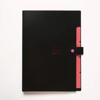 Dossier de documents transparent poche dossiers en plastique Portable format A4 papier dossier de fichiers en expansion
