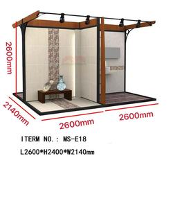 Customized Sanitary Ware <strong>Bathroom</strong> System <strong>Tile</strong> Simulation <strong>Display</strong> Room <strong>Ceramic</strong> Stone Rack <strong>Stand</strong> Metal <strong>Tile</strong> <strong>Display</strong> Box - Product Image 2