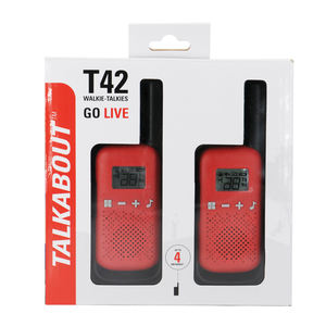 PMR409 MT T42 เครื่องส่งรับวิทยุสำหรับเด็ก สีแดง ระยะไกล 4 กม. ไม่ต้องขอใบอนุญาต การสื่อสาร รับประกัน 12 เดือน - Product Image 4