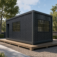 Maison Modulaire Écologique Démontable, Mini-Maison pour Jardin, Maison d'Invités au Design Moderne, Villa Préfabriquée en Conteneur, Cabane