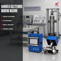 Machine de marquage pneumatique CKMACHINE, 300 impacts par seconde pour un marquage rapide des étiquettes métalliques et des plaques signalétiques dans les lignes de production d'acier