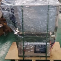 Machine de remplissage semi-automatique à pompe rotative électrique avec trémie agitateur en acier inoxydable de qualité alimentaire 50L pour confiture, pâte de chocolat, colle