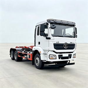 Brand New SHACMAN 6x4 Arm Roll Garbage Truck Hydraulic Hook Lifter Truck with Multiple Removable Waste <b>Bins</b> for Bulk Waste Trans - Product Image 3