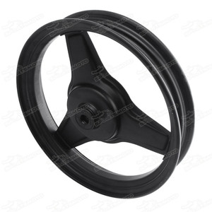 Jante de roue avant de <span class=keywords><strong>moto</strong></span>, pièce de rechange Durable, pour PY50, PW50, pewee, pyw 50, métal, noir - Product Image 4