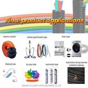 Ligne de production de câbles électriques isolés en PP/PE/PVC à vis simple FULLWIN pour gaines et tuyaux - Product Image 5