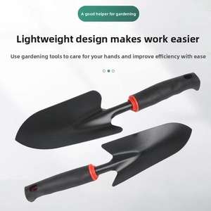 Juego de rastrillo de pala de acero al carbono de alta resistencia, 4 Uds., herramientas de jardinería de grado DIY, mango de goma, accesorios de jardín para plantar flores - Product Image 6