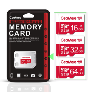 Cartes mémoire SD Micro Ceamere en gros, classe 10 UHS-3, cartes mémoire pour appareil photo TF, de 2 Go à 256 Go. - Product Image 1