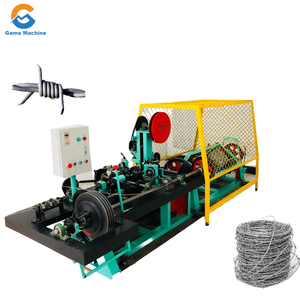 Automatische Dubbelstrengs Prikkeldraad Maken Machine Eenvoudig Te Bedienen Met Plc Componenten Fabriek Prijs Nagel Maken Machines - Product Image 2