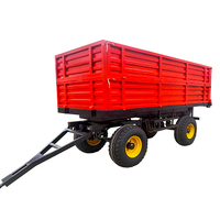 Trailer Traktor Pertanian Berkualitas Terbaik Merek SX Model 7C-2/7CX-2 2 Ton dengan Rem Hidrolik dan Rem Angin Keamanan Tinggi