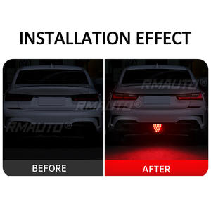 Feu Stop Universel F1 Style Triangle Sport 19 LED, Feu Antibrouillard Arrière, Troisième Feu Stop Arrière, DRL pour JDM BBA - Product Image 5