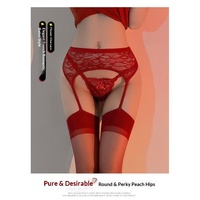 Bas de contention sexy en soie à lacets grande taille ultra-extensibles pour femme
