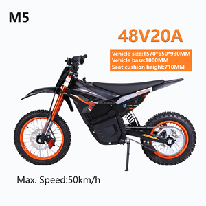 M5 48V 20Ah Moto Elettrica da Cross, Velocità Massima 50km/h, Motocicletta Fuoristrada per Adulti e Adolescenti - Product Image 3