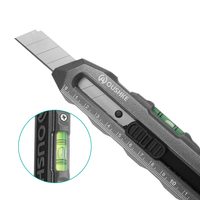 Couteau utilitaire multifonctionnel en alliage d'aluminium OUSHKE, fabrication directe OEM, lame coulissante en acier inoxydable, qualité industrielle 0,5 mm/m