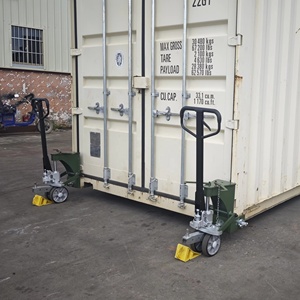 Système <span class=keywords><strong>de</strong></span> levage et <span class=keywords><strong>de</strong></span> déplacement <span class=keywords><strong>de</strong></span> conteneurs en acier et en fonte hydraulique manuel ISO <span class=keywords><strong>de</strong></span> 8 tonnes avec barre <span class=keywords><strong>de</strong></span> remorquage pour une utilisation très lourde - Product Image 3