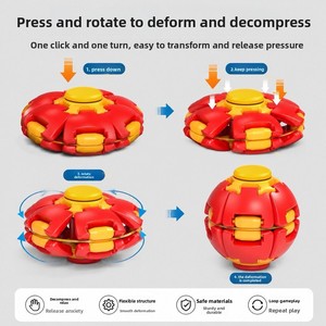 ABSバーガー型プレススピナーギャザーホリデークリスマスプレゼントノベルティスピナーストレス解消おもちゃまとめ買い楽しいギフト季節限定販促玩具 - Product Image 5