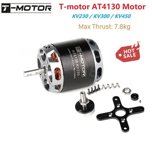 T-motor Fixed Wing Brushless Motor For Vtol Drone With Rc Carbon Fiber Blade Propeller At4130