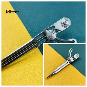 Calibre de espaciado Artesanal de cuero profesional Ranurador de borde de precisión con cabeza pulida fina para cuero DIY y fabricación de zapatos - Product Image 4