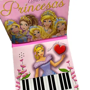 מותאם אישית לתינוק וילדים לחיצה על 14 כפתורים מקלדת פסנתר פלסטיק לימוד סאונד ספרי שירות הדפסה