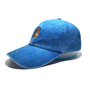 Vente en gros Casquette de <span class=keywords><strong>baseball</strong></span> personnalisée <span class=keywords><strong>Anime</strong></span> 6 panneaux non structurés Chapeaux de papa lavés pour sport de plein air Motif de lettre - Product Image 2