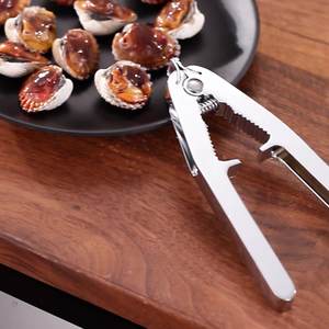 Ouvre-coquillages en zinc de haute qualité LT045 pour la vente en gros – Outil de cuisine pour fruits de mer, noix et coquillages - Product Image 4