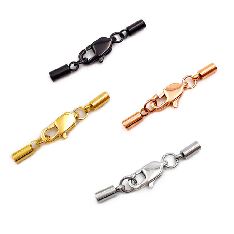 Cord End Cap for DIY Jewelry Making, Kumihimo End Caps With Square