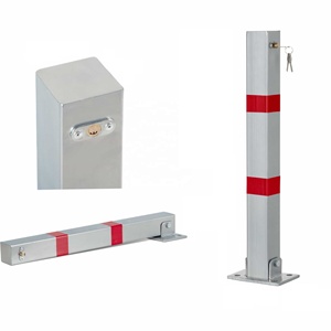 Bloqueador de Estacionamiento Metálico, Barrera de Estacionamiento, Sistema de Estacionamiento Manual, Bloqueador de Estacionamiento Metálico Tipo Soporte - Product Image 1