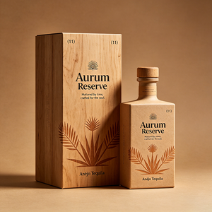 Boîte cadeau en papier pour Tequila <span class=keywords><strong>Extra</strong></span> <span class=keywords><strong>Anejo</strong></span>, impression UV, pliage personnalisé avec logo, fabrication directe d'usine - Product Image 2