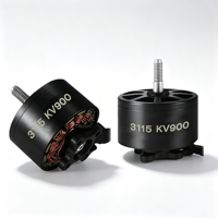 Moteur Brushless FPV DYJQ 3115 900KV pour Drone, Bobinage Haute Température 6S LiPo pour Multirotor de Course Freestyle 10 Pouces