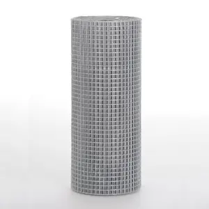 Welded Wire Mesh DIY 5m 10m Construction netting Galvanized Welding Fence Rolls Square Hole 1" 1/2" 3/4" rabbit fence cage