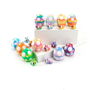3D Printing <b>Plastic</b> Animal Model Rabbit <b>Egg</b> Multi-color Set Easter Cross-border Hot-selling Craft Decoration Children's Gift - Product Image 1