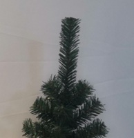 Sapin de Noël artificiel en PVC blanc et vert, mini sapin de Noël avec support, décoration de Noël, vente en gros, décoration intérieure