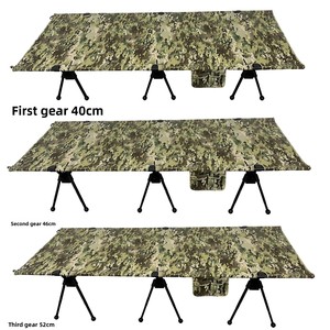 <span class=keywords><strong>Lit</strong></span> de camp pliable en alliage <span class=keywords><strong>d</strong></span>'aluminium léger et réglable en hauteur, pour <span class=keywords><strong>1</strong></span> <span class=keywords><strong>personne</strong></span>, idéal pour le camping en plein air, directement de l'usine - Product Image 4
