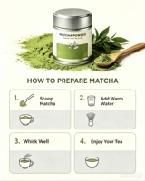 Matcha de qualité cérémonielle en boîte de 30g, marque privée, poudre de thé vert matcha