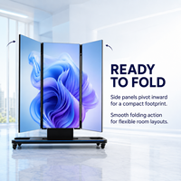Écran LED mobile pliable motorisé pour affichage numérique, mur vidéo pour centres commerciaux intérieurs/extérieurs