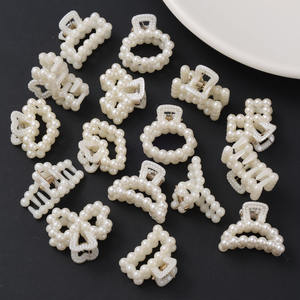 Kore Tarzı Zarif Kalp Şeklinde Fiyonklu Saç Tokası, Kadınlar İçin Basit Moda İncili Saç Aksesuarları, Parti İçin Küçük Saç Tokası - Product Image 1