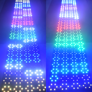 Prix d'usine – Feuille LED numérique SPI DC24V transparente pour <span class=keywords><strong>pierre</strong></span>, avec feuille LED RGB haute luminosité - Product Image 2