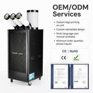 Climatiseur Portable Industriel Économe en Énergie 6,5 kW 22000 BTU, Refroidisseur d'Air Industriel Portable 24000 BTU 220V - Product Image 6