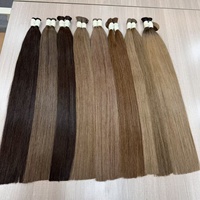 Extensions de cheveux naturels en vrac, qualité supérieure 15A, cheveux humains vierges pour Mega Hair, 100 grammes