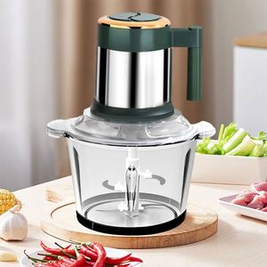 Venta de máquinas eléctricas dobles estilo <span class=keywords><strong>King</strong></span> Speed Hogar, picadora de carne de cresta plateada/ - Product Image 1