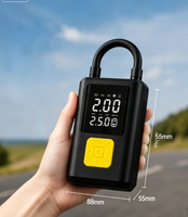Gonfleur de pneus sans fil 150 PSI avec indicateur de batterie, pompe à air portable avec tuyau à interface filetée
