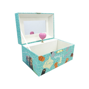 Organizador de Joyas <span class=keywords><strong>Musical</strong></span> Giratorio Personalizado de Fábrica Yiyu con Caja de Música Personalizada de 18 Notas con Sonido Claro para Bodas - Product Image 1