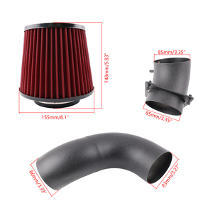 ระบบไอดีอากาศอะลูมิเนียมประสิทธิภาพสูงสำหรับเครื่องยนต์ Volkswagen GTI MK8 2.0T TSI EA888 EVO4 รุ่น AIM088-BK-RD - Product Image 6